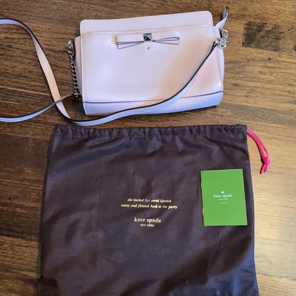 Kate Spade Pale Pink Bow crossbody - Picture 7 of 7